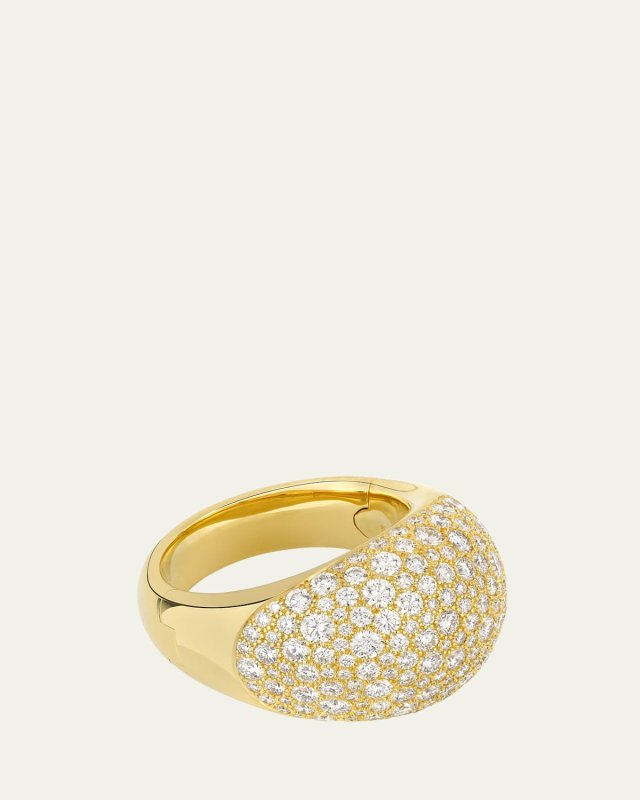 18K Yellow Gold Ultimate Diamond Ring